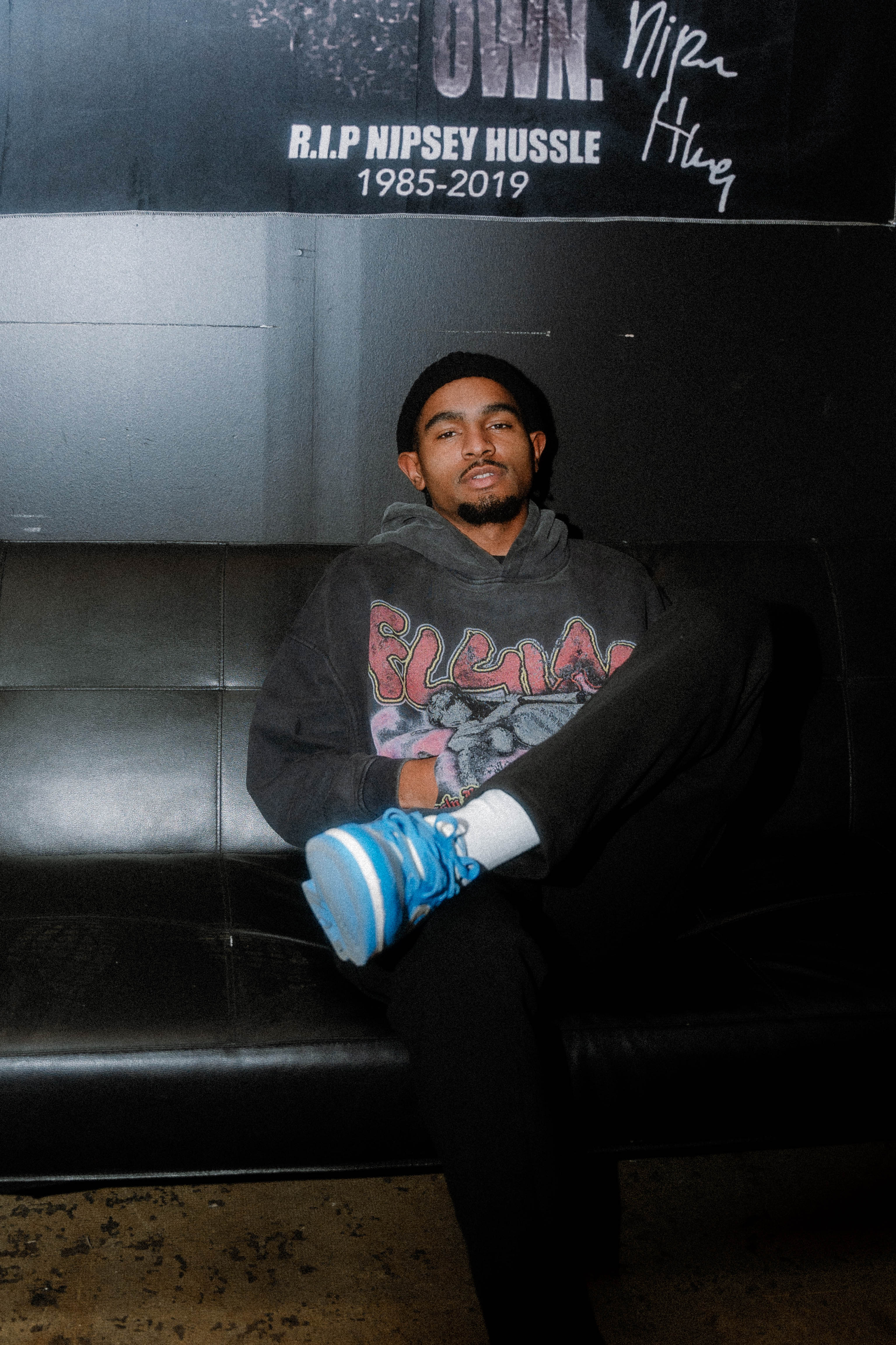 COMMANDMENTS HOODIE-VINTAGE BLACK