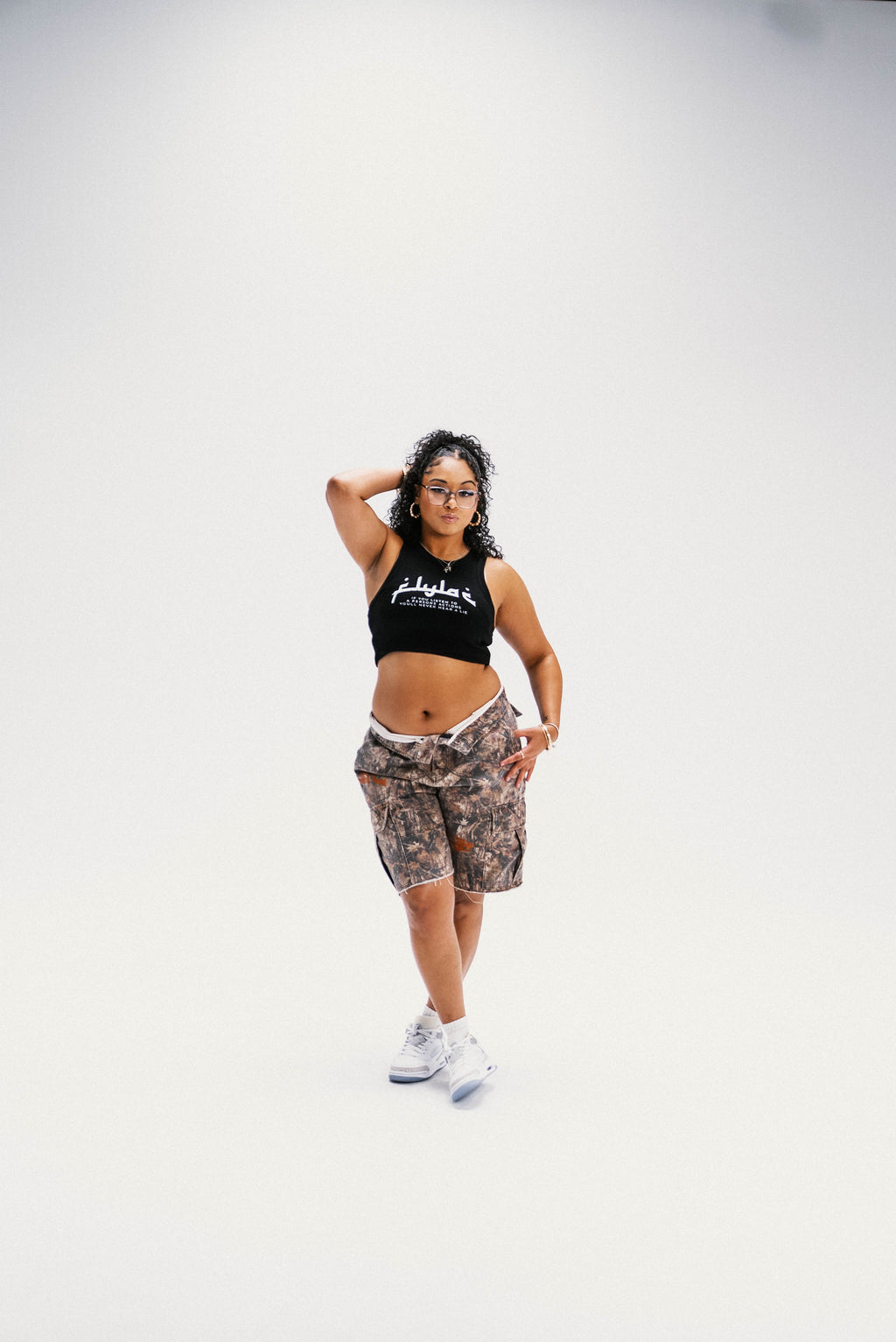 No Lie Camo Cargo Shorts