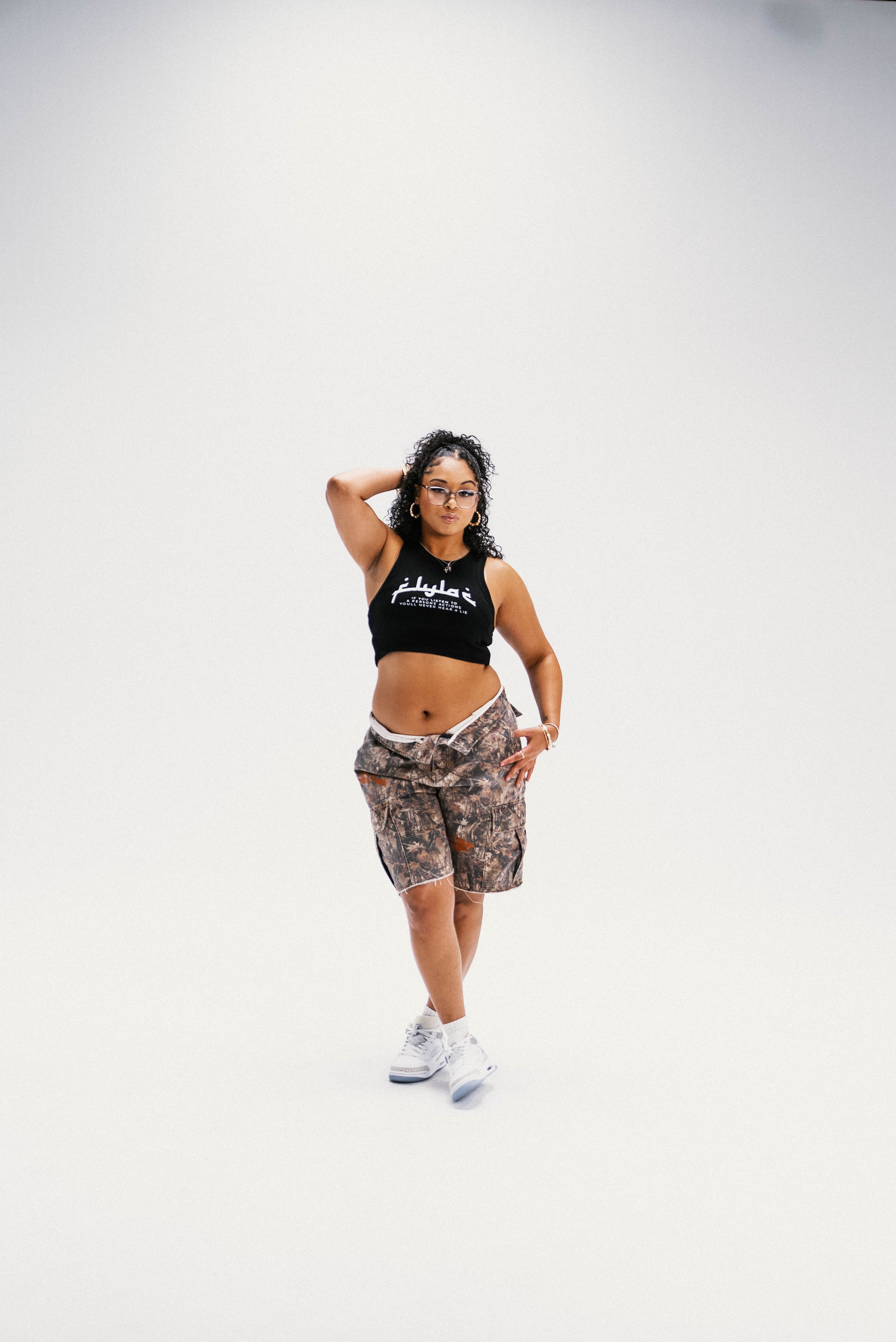 No Lie Camo Cargo Shorts