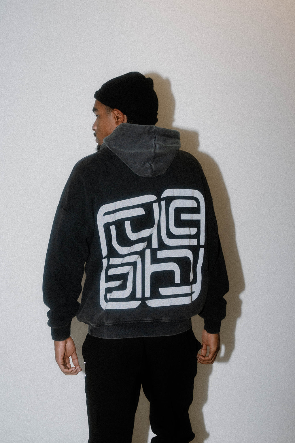COMMANDMENTS HOODIE-VINTAGE BLACK